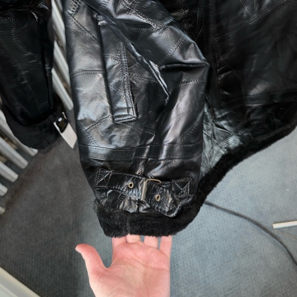 Mens M Collection Genuine Lamb Leather Jacket New - Picture 7 of 12